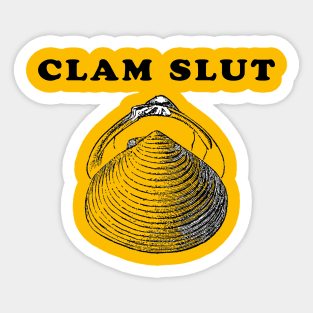 Clam Slut Sticker